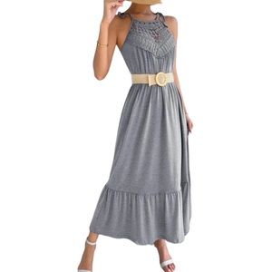 Lace Tie Cami Dress without belt